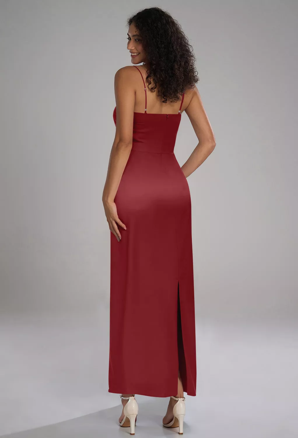 AW Laila Burgundy  Wedding Guest Dresses